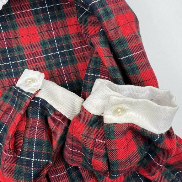Sarah Louise England Holiday Plaid Collared Dress - Picture 6 of 9